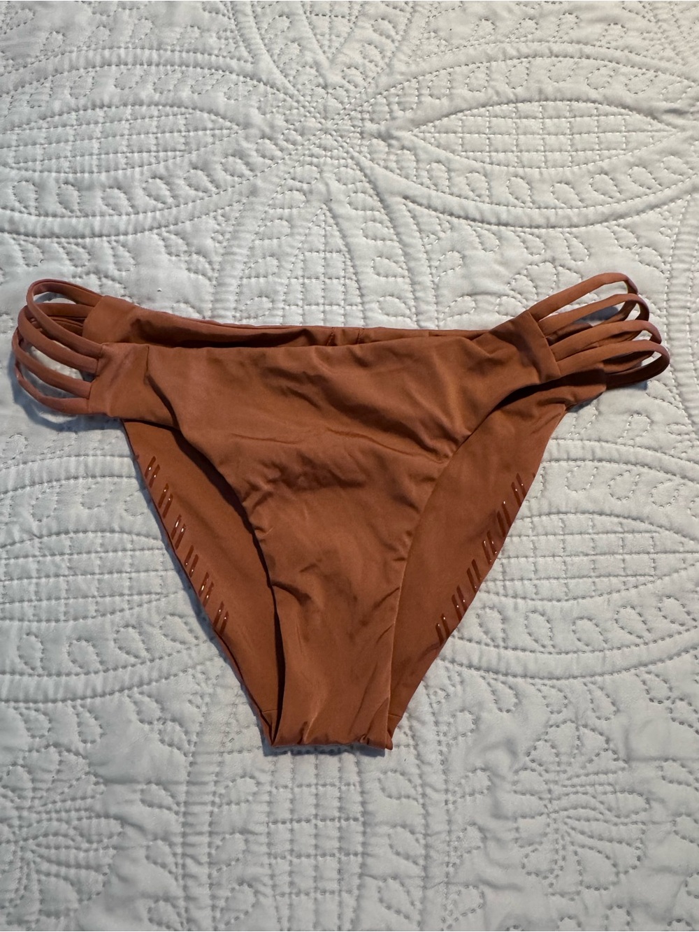 Hurley Rust Brown Strappy Bikini Bottoms